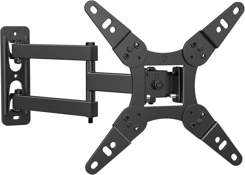 IWORKBOARD 32+ 40 inch Full Motion TV Wall Mount for 13-43" TVs & Monitor, 360° Rotating Small TV Mount Bracket, Articulating Swivel Tilting Extension, Max VESA 200x200mm, Single Studs, 55 lbs - Image 1
